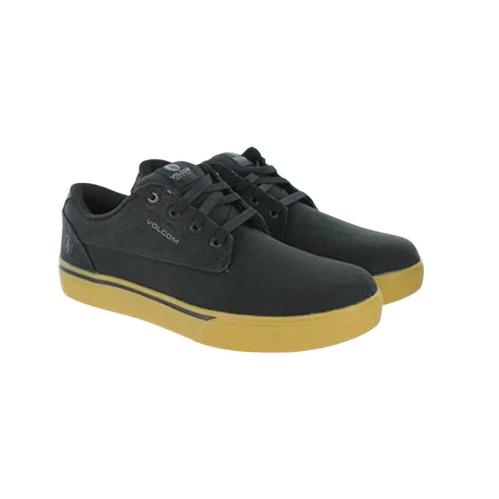 Volcom True Skate Inspired Work Shoe Composite Toe Men Black Gum 10.5